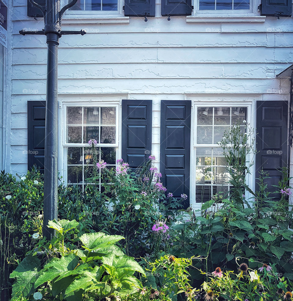 Old wooden house in New Hope, Pennsylvania 