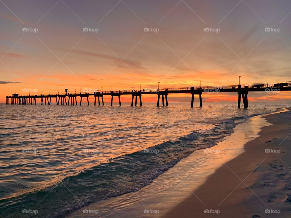 There are some things you just cannot get enough of, Ocean and Bay sunsets are one of them! It does not get any better than that! Pier on the Gulf of Mexico. 