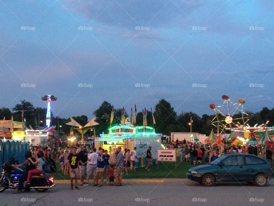 Small Town, Going to Carnival, Excitement