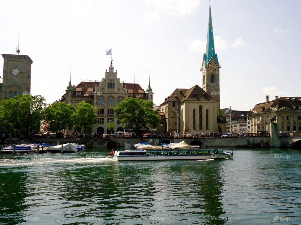 Sea transport on Lake Zurich - Switzerland