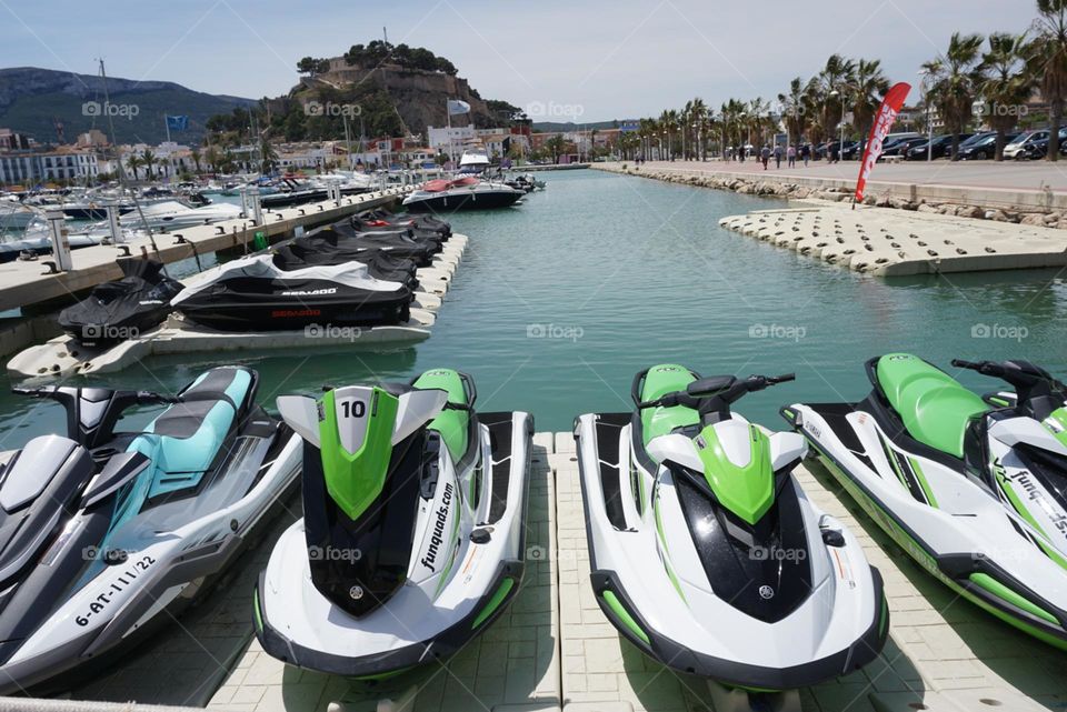 Sea#scooters#port#urban