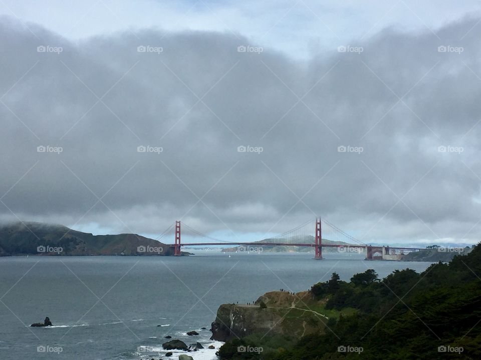 Clouds on the Golden Gate Bridge 