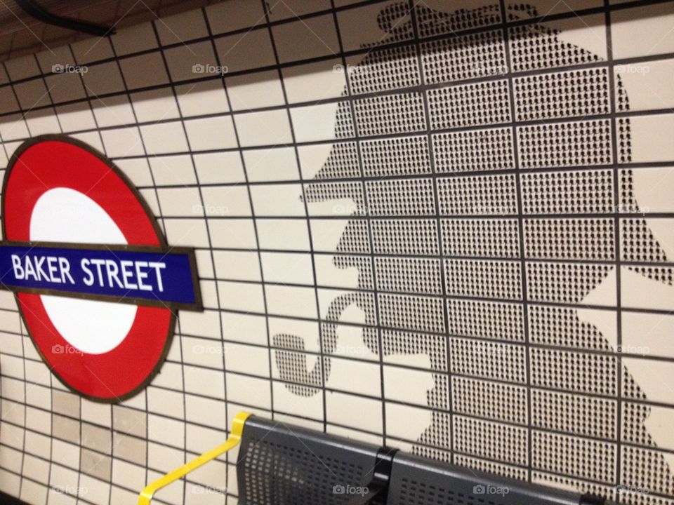 Baket street station London