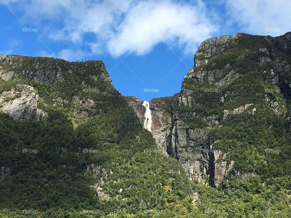 Waterfall in the mountaintop