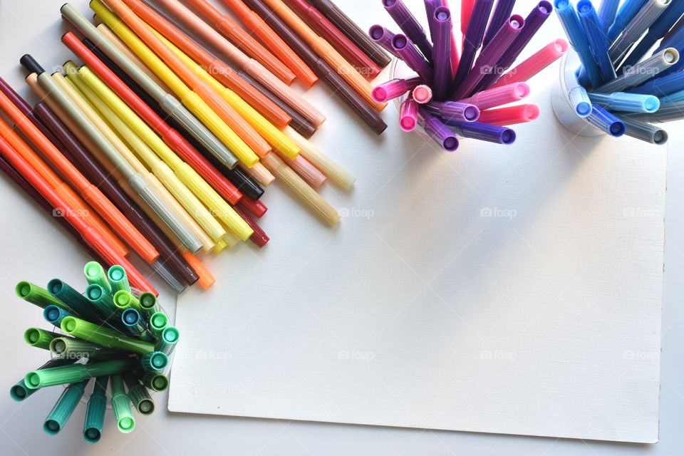 Colorful markers 