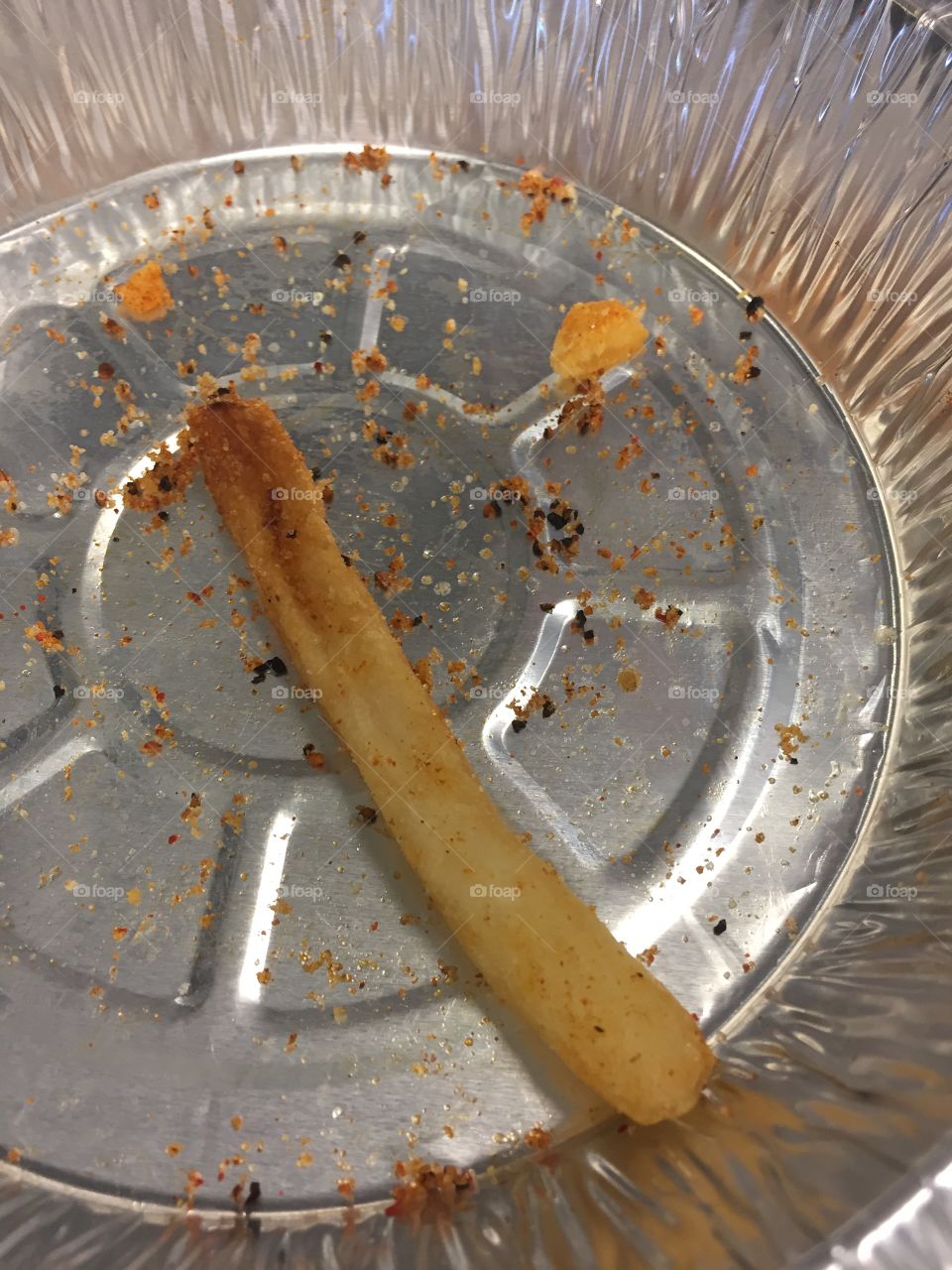 The last French fry left