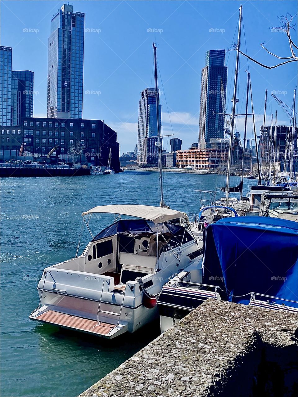 This is one of the best places to be here in LIC: by the waterfront at “Newtown Creek”. Because you can see the skylines all the way back to Manhattan to be here takes on more of a cosmopolitan allure. 2023. Hypnotic Productions