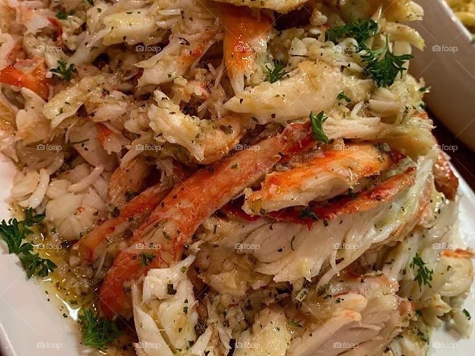 Savory Lemon Butter Crab