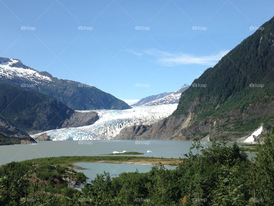 Mendenhall glacier 
