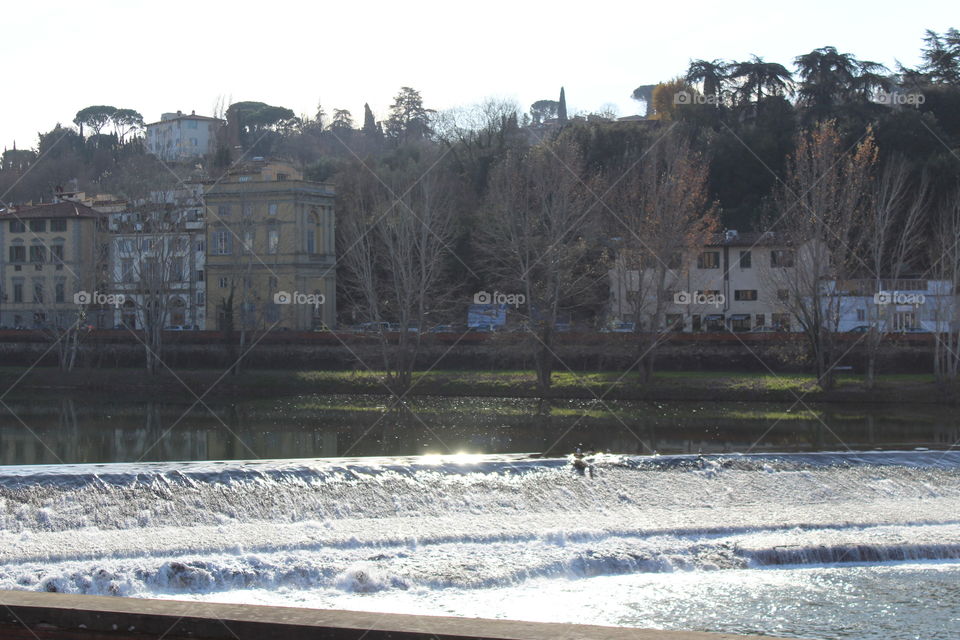 Arno River,  Firenze. Italy