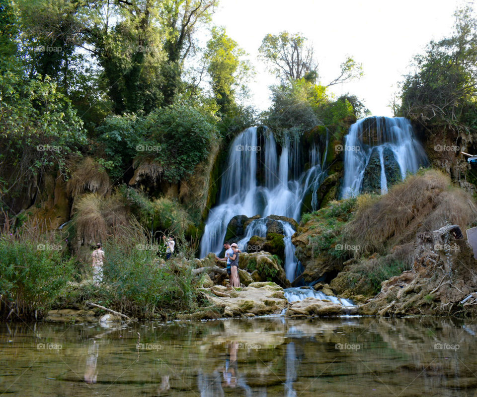 Waterfalls Kravice in Ljubuški, Bosnia and Herzegovina