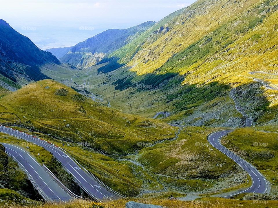 the Transfagarasan road