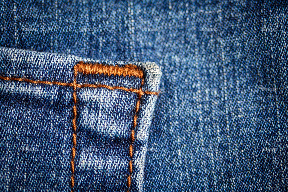 Blue jeans, detail