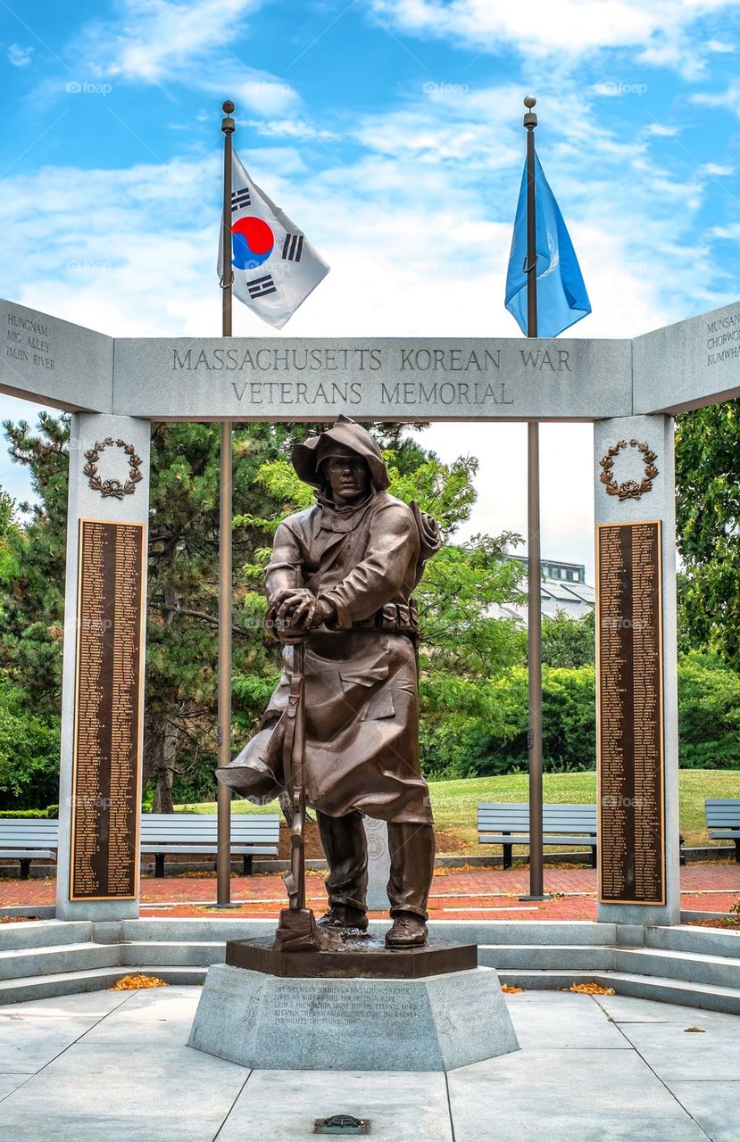 Massachusetts Korean War Veterans Memorial in Boston