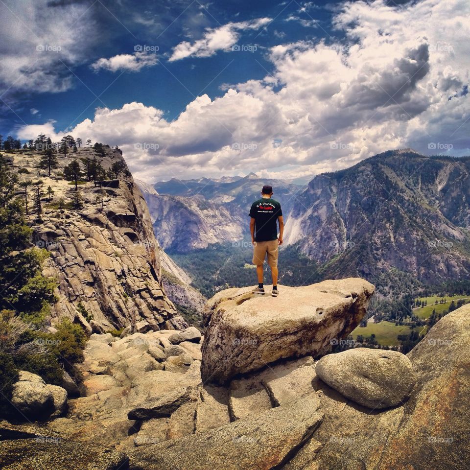 Made to the top of Yosemite Falls 