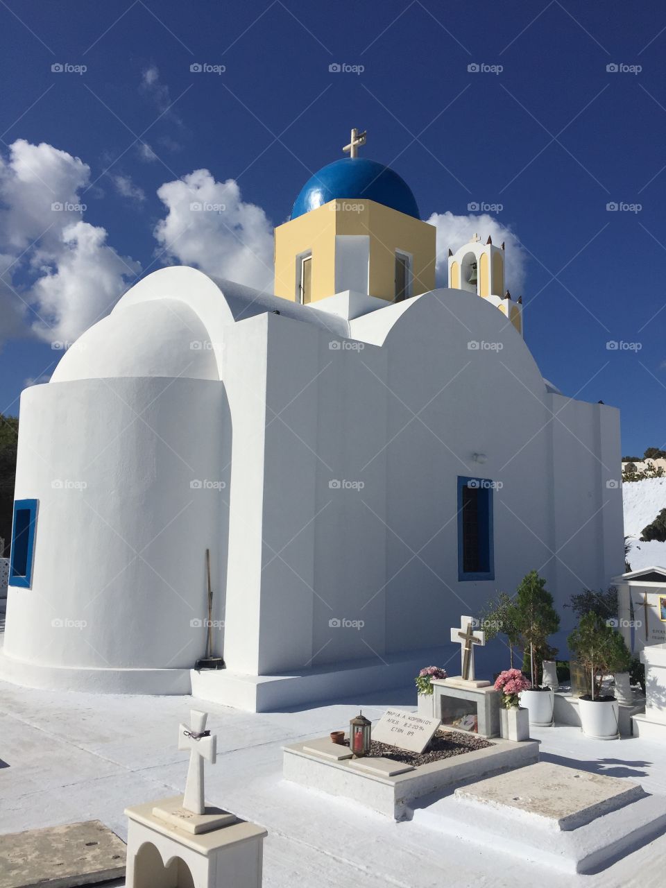another view of the church/cemetery. 