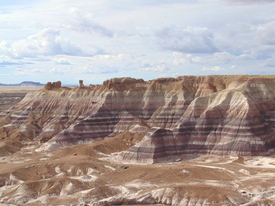 Desert painted cliffs. 