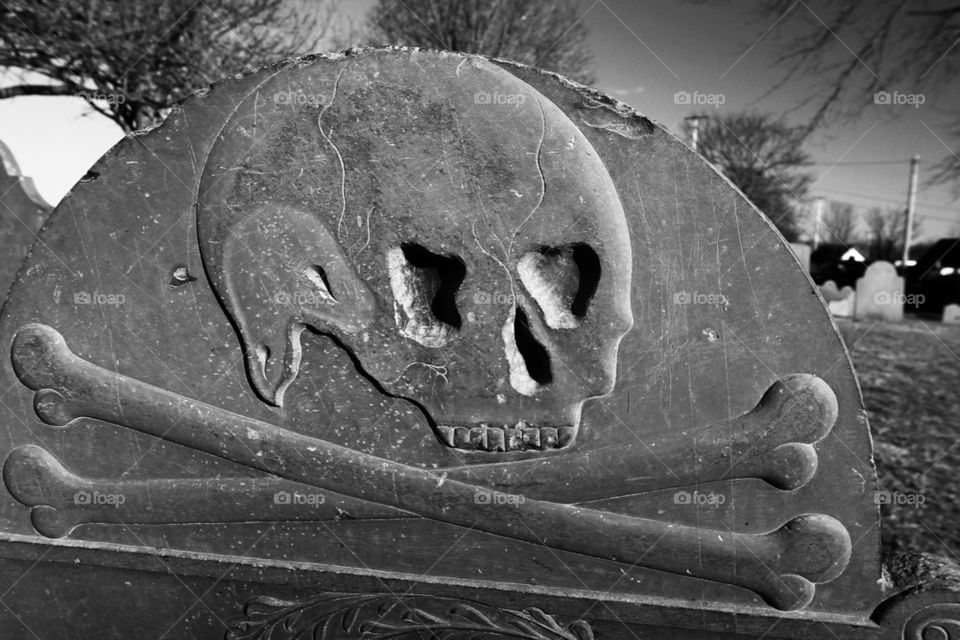 Gravestone in Portsmouth, NH