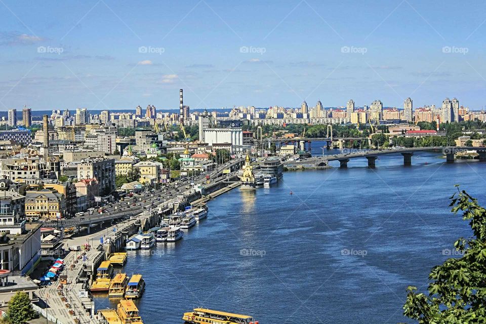 City view from above