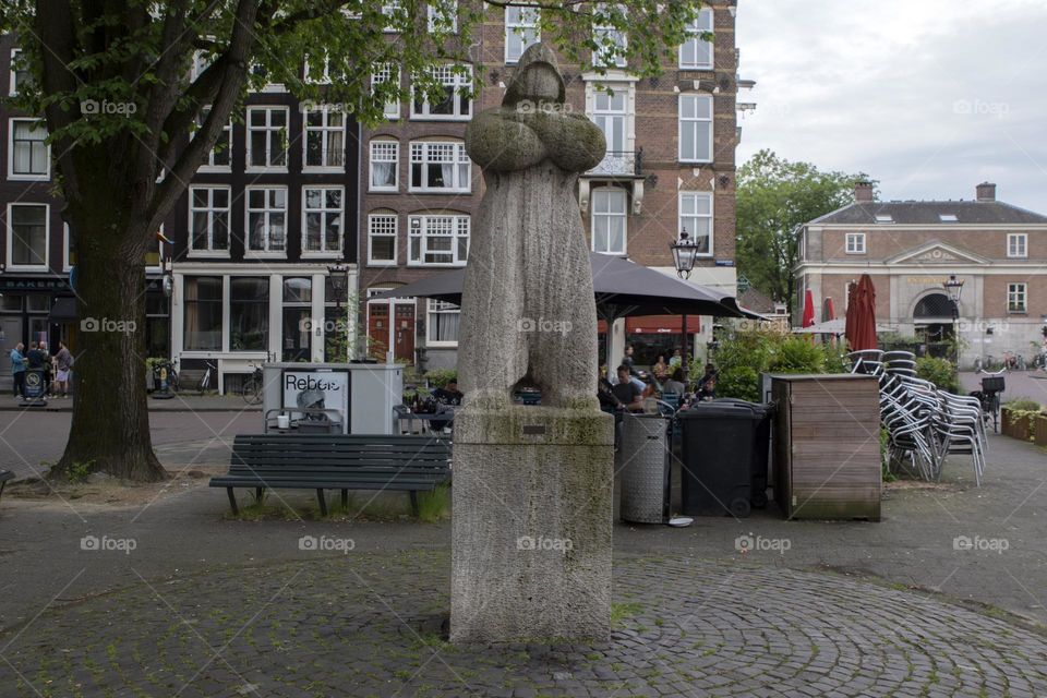 Statue Zeeman At Amsterdam The Netherlands 24-5-2024