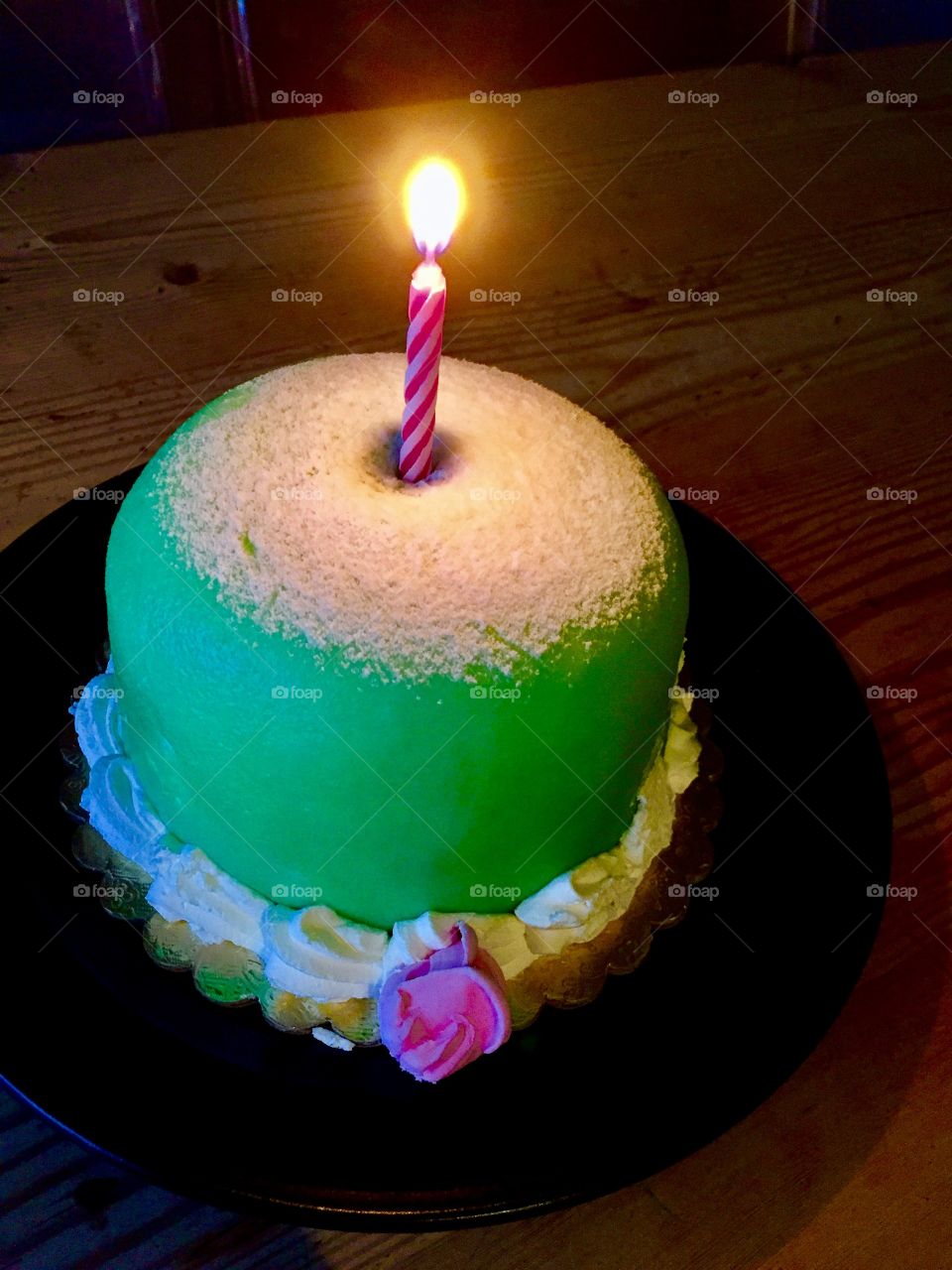 My mom gets me a a Swedish Princess Cake for my b-day every year 😺