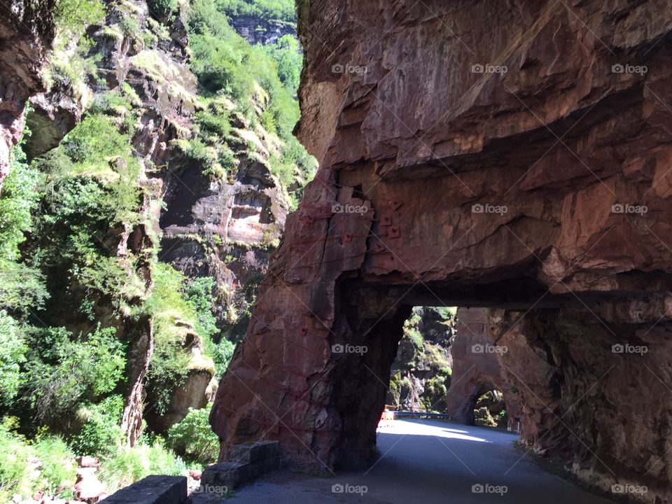 Amazing gorge of Cians 