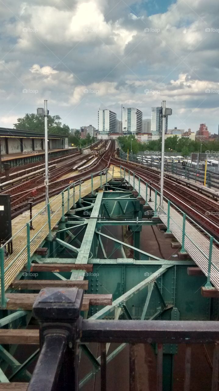 Subway Train Tracks