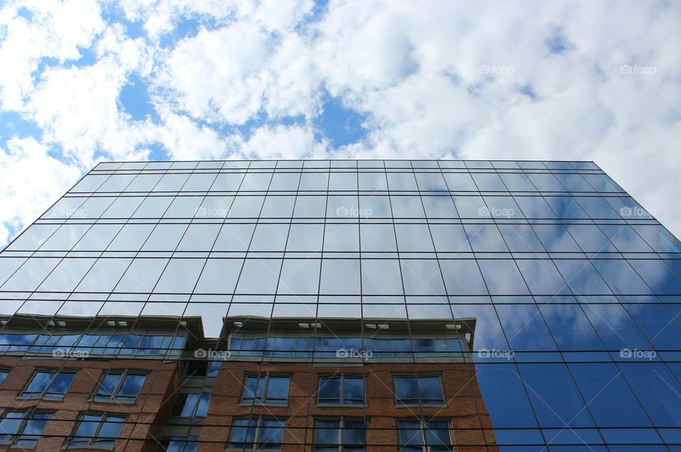 Mirrored Building Reflection