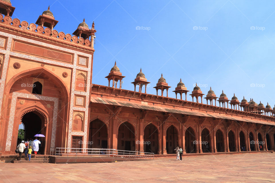 Architecture of Fatehpur Sikri, Agra, Uttar Pradesh, India