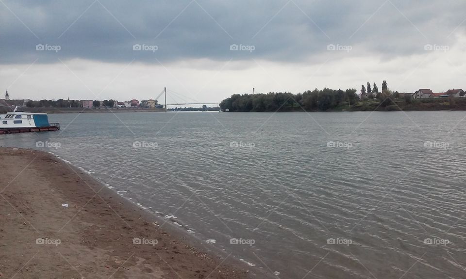 #clouds#river#bridge