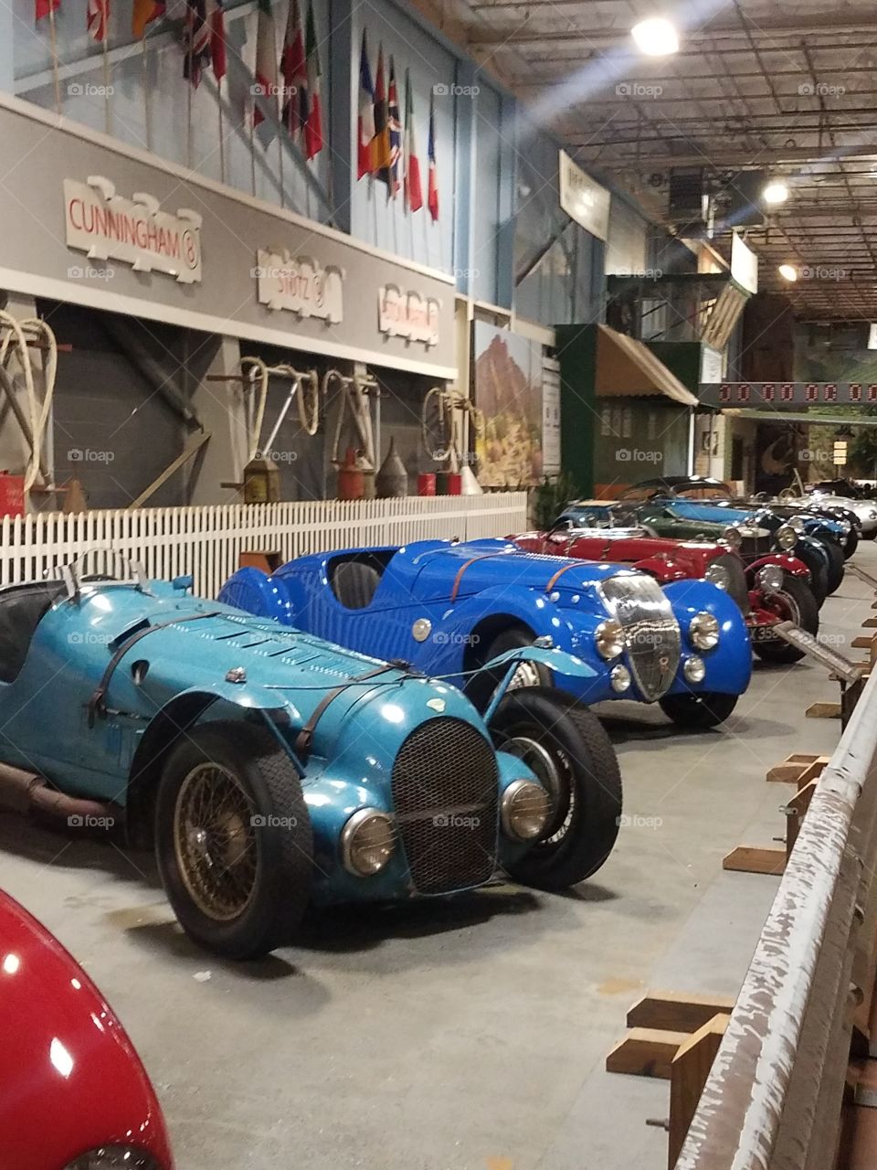 cars at the Simeone car museum