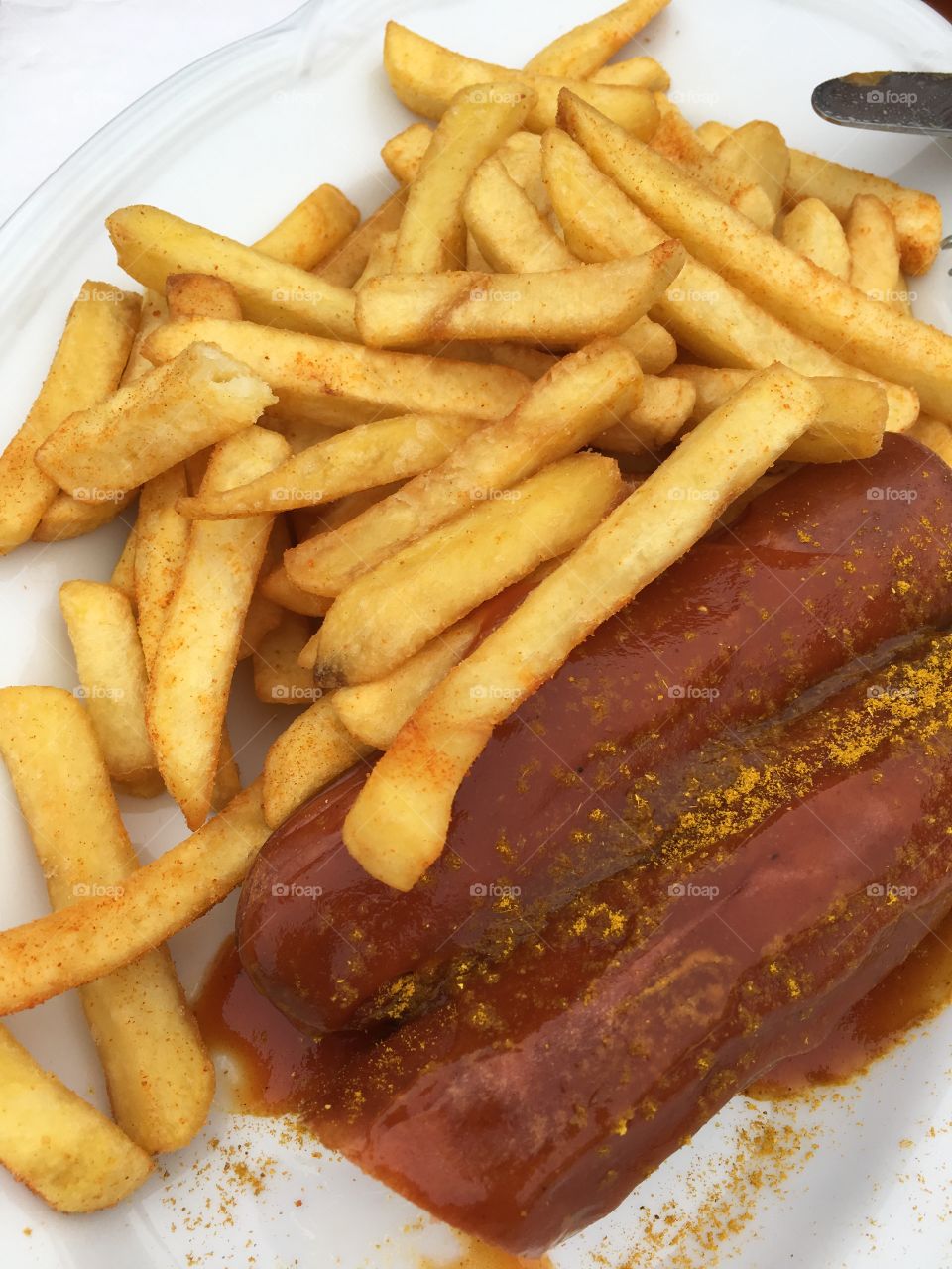 Currywurst with Pommes