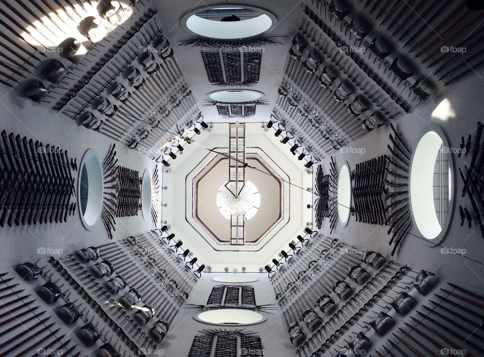 Hall of Steel. Taken at the Royal Armoury in Leeds, UK.  