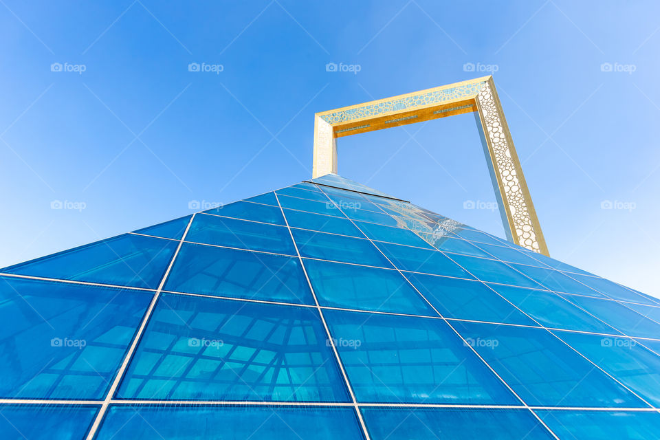 Dubai frame, different angle