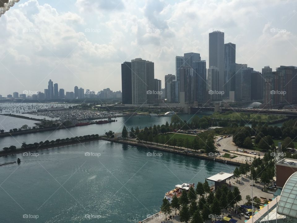 Chicago shoreline
