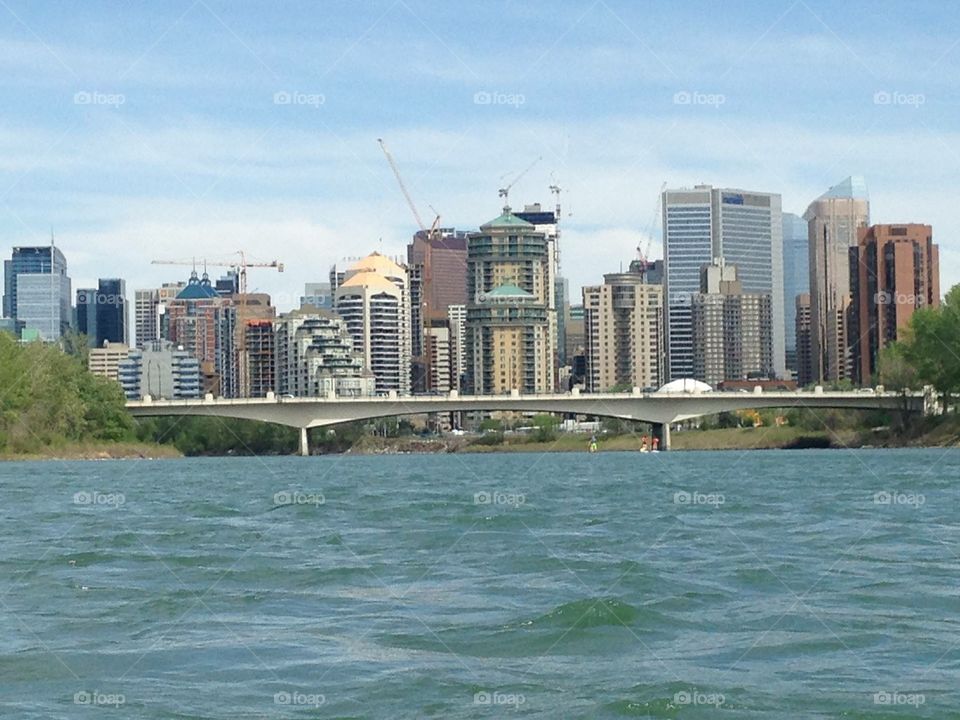 City seen from boat