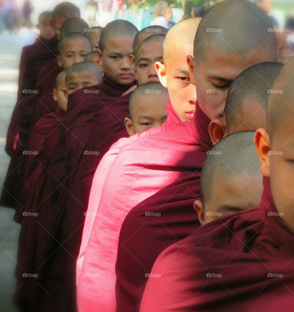 Myanmar monks