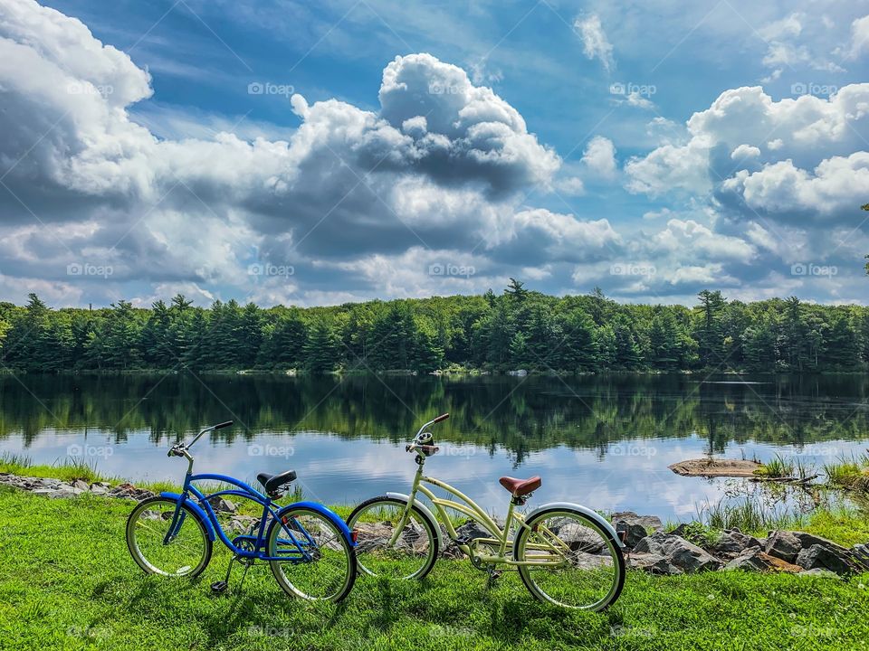 Biking trail scenery 