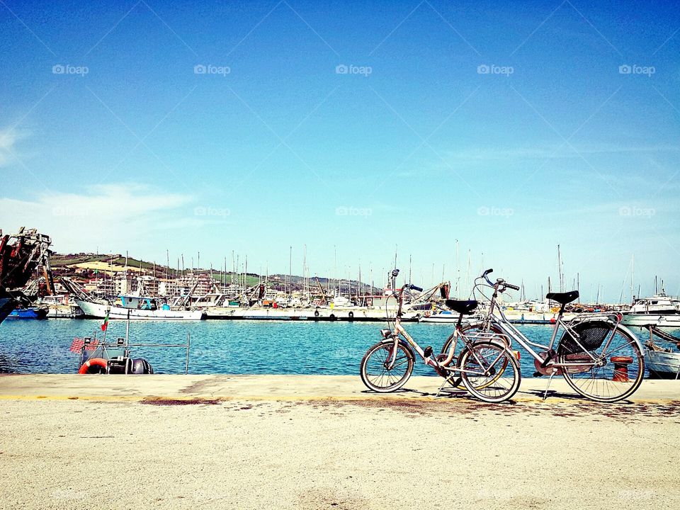 Porto San Giorgio in bicycles
