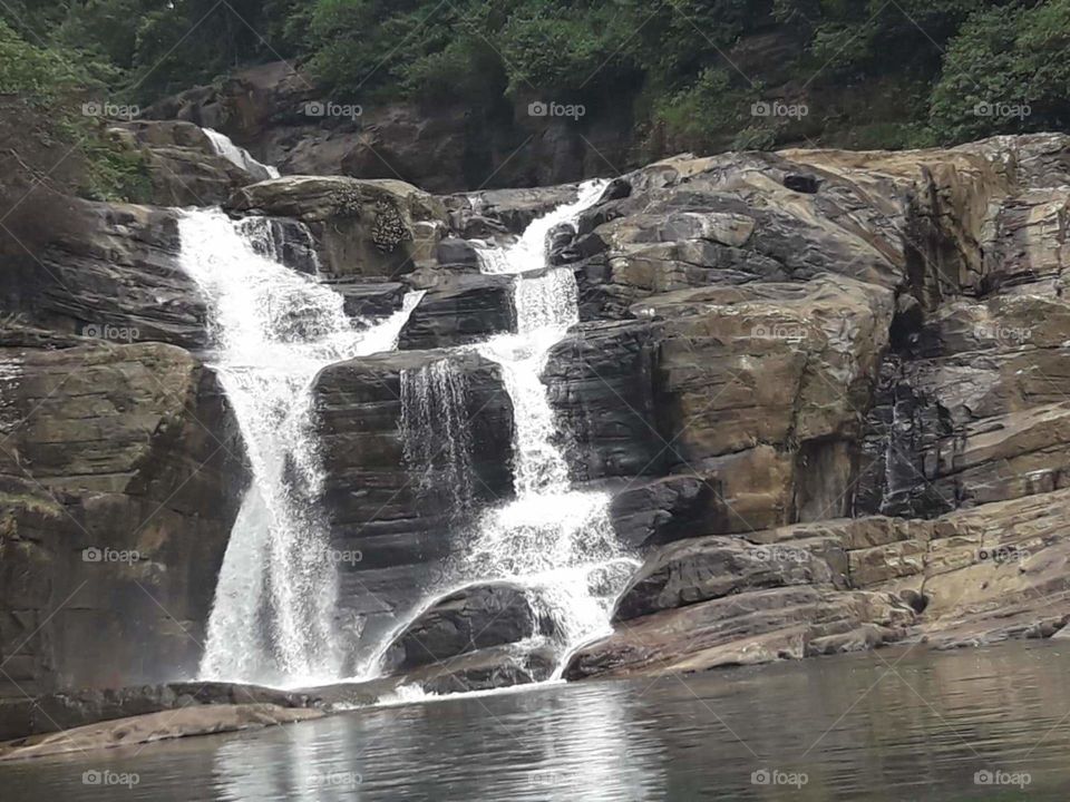 waterfall in Norton Bridge