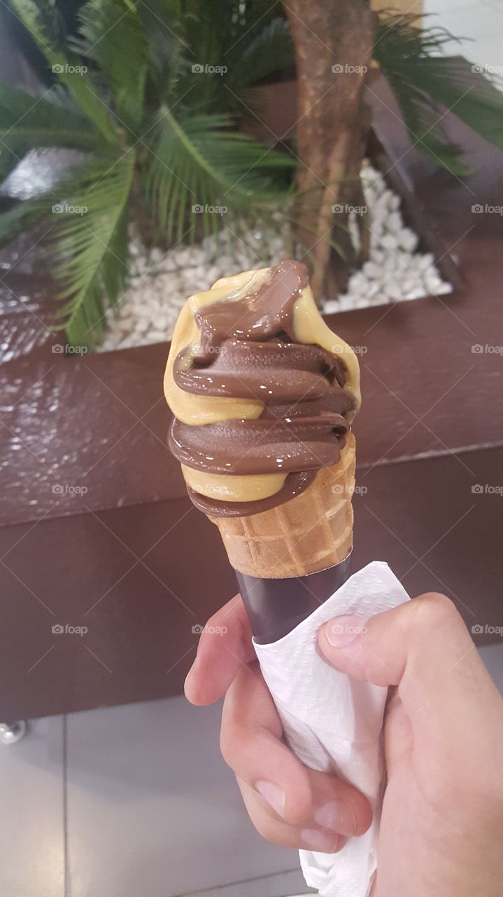 glace choco caramel