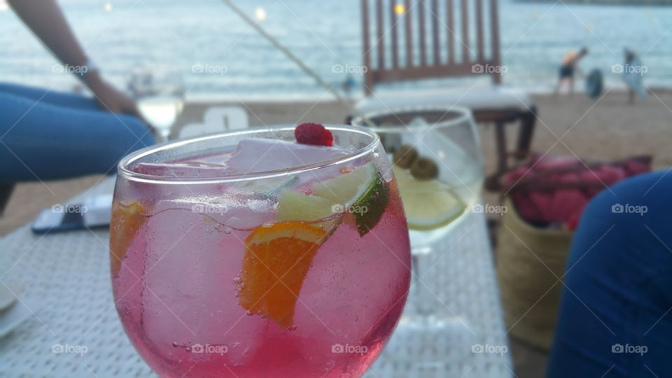 coktail fruits summer