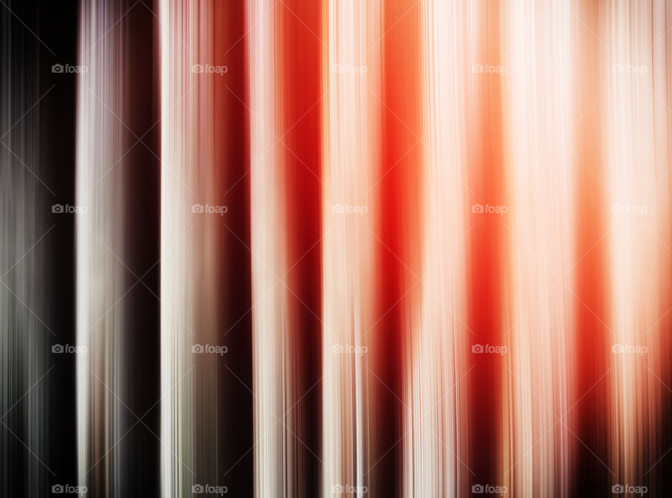 Red curtain abstraction