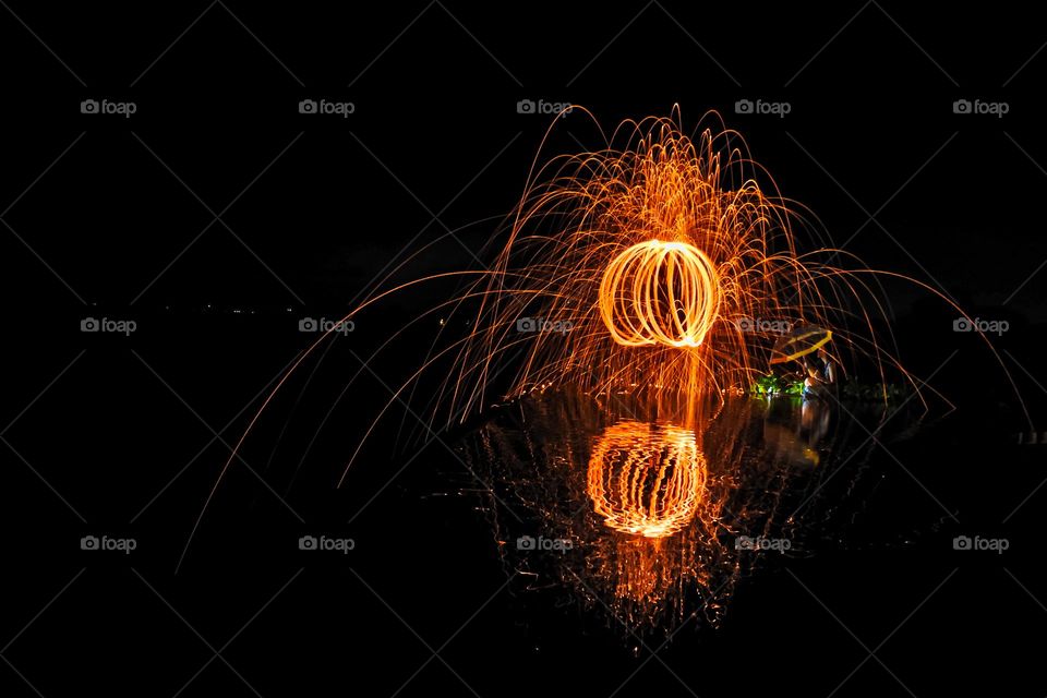 Steel Wool on the beach