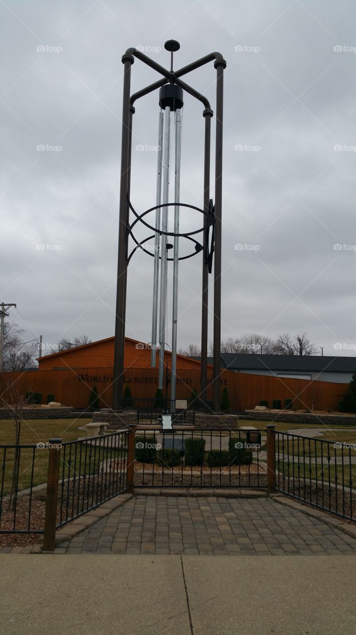 large wind chime