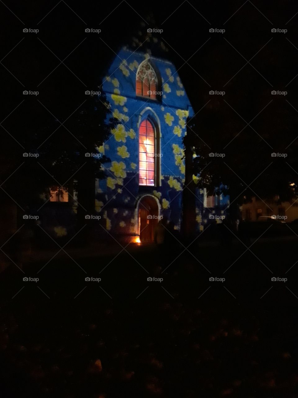 Church by lights event