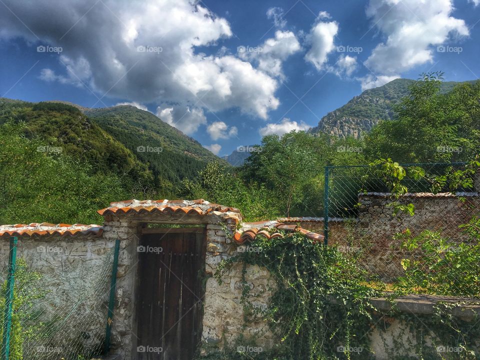 View from Sopot
 monastery 