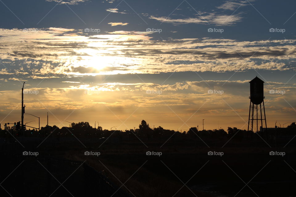 Sunset, Dawn, Silhouette, No Person, Landscape