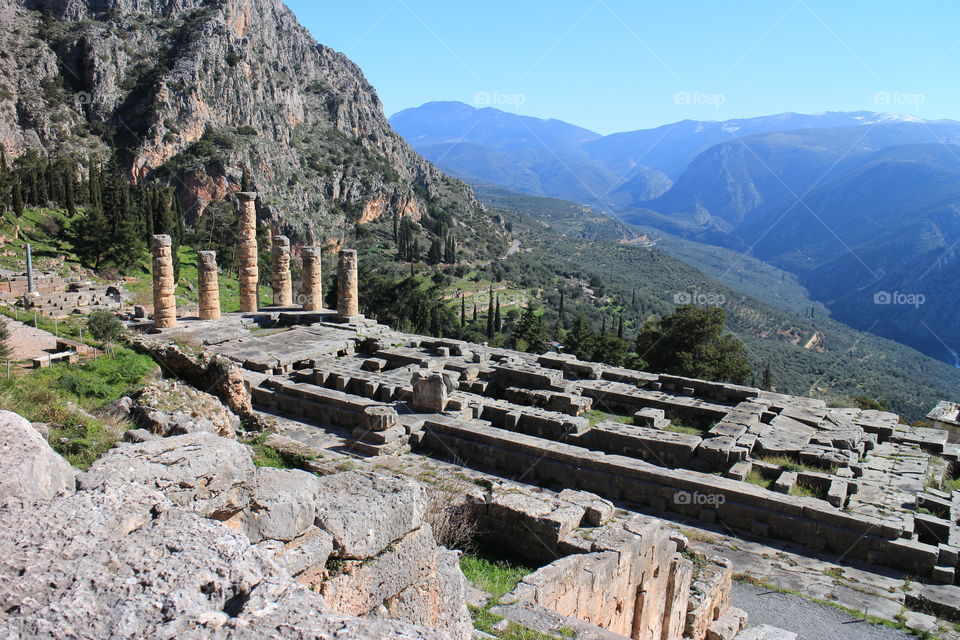 Temple of Delphi, Greece