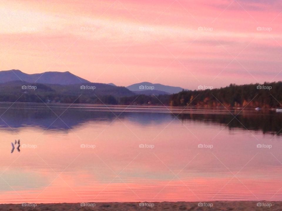 Sunset at Silver Lake